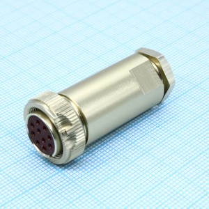 PY04-10TK, розетка кабельная с кожухом / PC10TB-розетка (PY04-10TK)