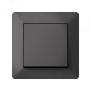 ATLASDESIGN AIR 1-постовая РАМКА, БАЗАЛЬТ/дымчатый черный ATN221401