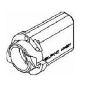 12162711, Автомобильные разъемы 2P FMALE BLACK LAMP SOCKET WEDGE