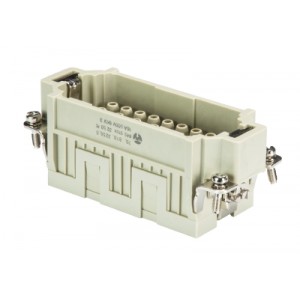 Вилочная контактная вставка 70.810.3256.0, Вилочная контактная вставка, обжимная фиксация, 32 полюса + PE, типоразмер 16B, 500V, 16A, (обжимные контакты поставляются отдельно)