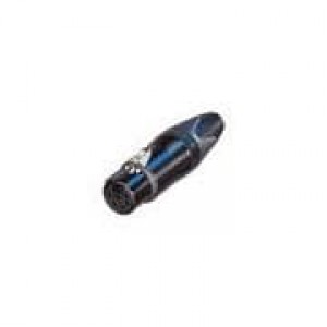 NC6FXX-B, Разъемы XLR 6P FEM BLACK HOUSE GOLD CONTACTS