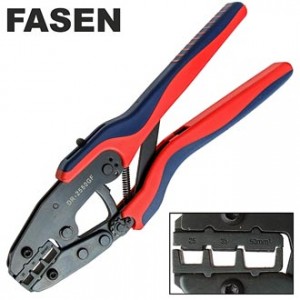 DR-2550GF, Кримпер для обжима кабельных наконечников FASEN DR-2550GF