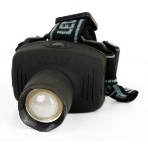 Фонарь налобный LED 5354 1Вт LED ZOOM 3 режима 3хR03 сер. 11549