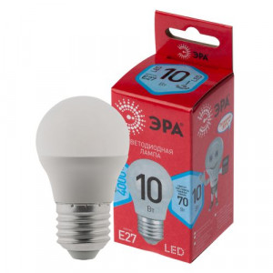 Лампа светодиодная RED LINE LED P45-10W-840-E27 R 10Вт P45 шар 4000К нейтр. бел. E27 Б0050234
