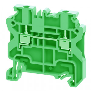 Проходная клемма CY2.5GN, Проходная клемма, тип фиксации провода: винтовой, номинальное сечение: 2,5 мм кв., 24A, 1000V, ширина: 5 мм, цвет: зеленый, тип монтажа: DIN35