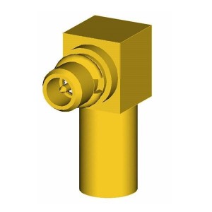 908-43001, РЧ соединители / Коаксиальные соединители MMCX R/A Crimp Plug 1.13mm McroCx 50 Ohm