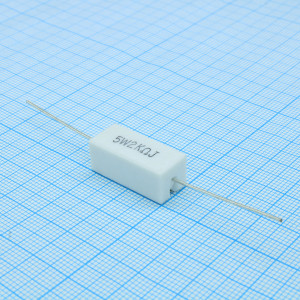SQP5WJ2KB, Резистор керамический цементный аксиальный (SQP) 5Вт 2.0кОм ±5%