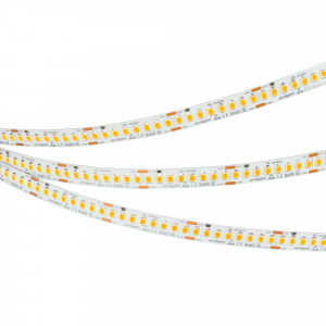 Лента UL-A200-10mm 24V Warm3000 (20 W/m, IP20, 2835, 5m) 037224, Светодиодная лента UL-A200, открытая. Светодиоды 2835, 200 шт/м (1000 шт на 5 м). Белая плата 10 мм, скотч 3M. Цвет ТЕПЛЫЙ 3000 K, CRI> 90, угол рассеивания 120°. Напряжение питания 24 В, мощность 20 Вт/м (100 Вт на 5 м). Размеры 5000x10x1.5 мм. Мин.отрез