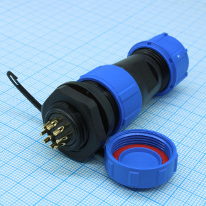 SZC16 9P-M-FB, Разъём герметичный SZC16 9P-M-FB, 9 контактов