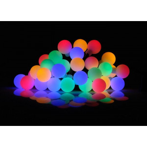 Светильник светодиодный SLR-G07-30M садовый; гирлянда матов. шарики мультицвет солнечная батарея 5040847