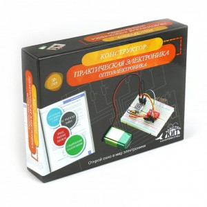 NR08, Конструктор "Оптоэлектроника" Учебное пособие, в котором доступным для ребенка языком описаны принципы работы оптоэлектронных компонентов электрических схем