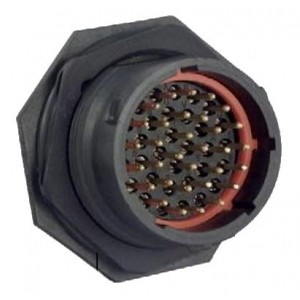 UTS71832P, Стандартный цилиндрический соединитель 32P JAM NUT PIN RECEPTACLE SIZE 18