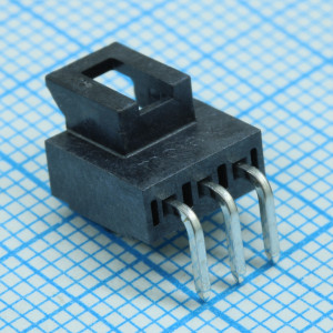 1053131203, Соединитель провод-плата 3 контакта шаг 2.5мм угловой монтаж в отверстие серия Nano-Fit лоток
