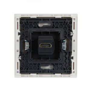 FORTE&PIANO Розетка HDMI FP240 белый IEK FP-H10-K01
