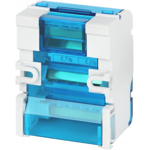 NO-224-15 Шины на DIN-рейку в корпусе (кросс-модуль) ШНК 4х7 3L+PEN (74/1554) Б0043933