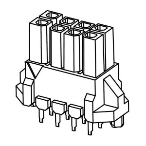 44769-2402, Проводные клеммы и зажимы 3.0MM RECPT HDR 24P V DR SAU