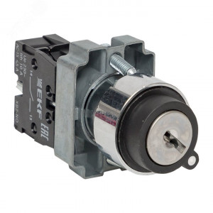 Переключатель BG21 2P с замком (не возврат.) NO xb2-bg21