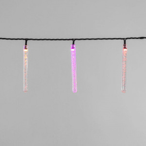 Гирлянда светодиодная Палочки с пузырьками 20 палочек, цвет: мультиколор, 2 метра 303-037