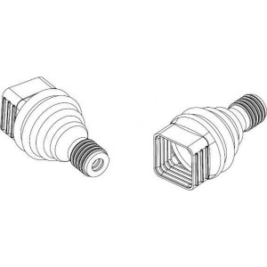 MRJ-258E-11-BP, Модульные соединители / соединители Ethernet RUGGED RJ45 BOOT-PLUG