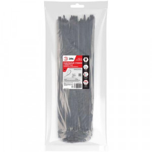 Хомут кабельный 4.8х400 NO-225-187 черн. (уп.100шт) Эра Б0066003