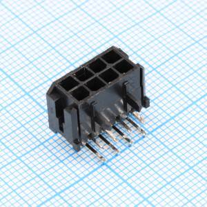 DS1073-04-2X4MRB6, Разъем штыревой двухрядный угловой на плату