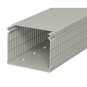 Кабель-канал перфорированный распределительный LK4 N 80x100x2000 мм (перфокороб) ПВХ, серый RAL7030LK4 N 80100 6178233