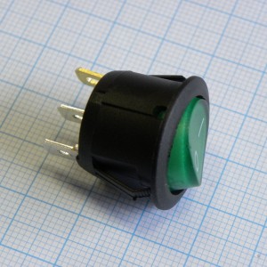 SWR 3107 Ч/З IRS, Переключатель клавишный с подсветкой