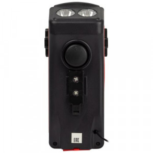 Фонарь светодиодный аккумуляторный VA-802 5Вт велосипедный powerbank сигнал держатель для телефона 3 режима Li 2400мАч IP20 Б0058230