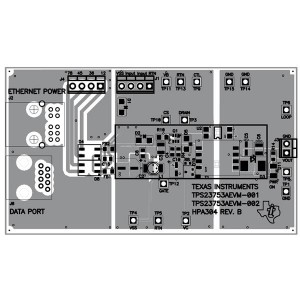 TPS23753AEVM-001, Средства разработки интегральных схем (ИС) управления питанием TPS23753A Eval Mod