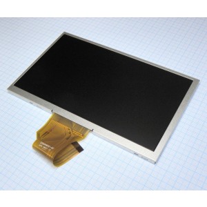 MI0700ST-1, TFT 7.0", 800x480, RGB интерфейс, 24-bit, LED подсветка, яркость 400cd/m2, контрастность 500:1, напр. питания 3,0...3,6 В, -20...+70С, антибликовое покрытие
