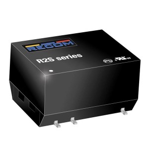 R2S-0505/H, Преобразователи постоянного тока в постоянный с изоляцией 2W DC/DC 3kV UNREG 5Vin 5Vout