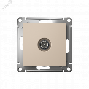 Розетка телевизионная TV AtlasDesign коннектор механизм песочн. SE ATN001293