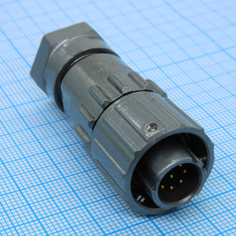 Изображение товара Кабельная вилка FQ14-9TJ-8 9 контактов для электромонтажа