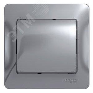 Выключатель 1-кл. СП Glossa 10А IP20 (сх. 1) 10AX в сборе алюм. SE GSL000312
