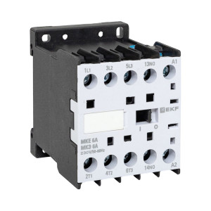 Мини-контактор МКЭ 6А кат. 230В AC 1НО PROxima Mctr-s-6-230
