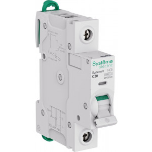 Выключатель автоматический (АВ) C 20A 1P 10kA 230В Systeme9 S9F32120