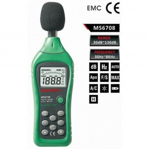 MS6708, Измеритель уровня шума (шумомер) 30-130дБ