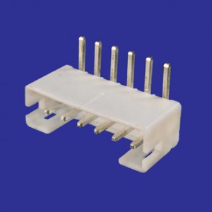 WB-06R (MW-6MR)   PITCH 2.00 М, Разъем питания 6 контактов, вилка угловая на плату, шаг 2,00мм
