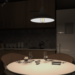 Лампа светодиодная филаментная Black Filament 26Вт A70 грушевидная 4100К нейтр. бел. E27 2700лм 102902226