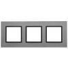 14-5203-42 Рамка на 3 поста, металл, Elegance, титан+антр (5/25/900) Б0034558
