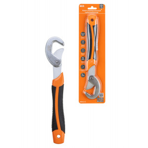 Ключ универсальный самозажимной 22-32 мм, прорезиненная рукоятка, блистер, "Гранит" SQ1014-0602