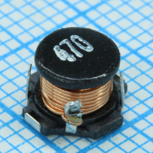 SDR0704TA-470K-1.2A, Катушка индуктивности SMD силовая 1кГц 47мкГн ±10%, 1.2A, DCR 230мОм