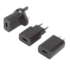 VEU10US050-EU, Адаптеры переменного тока настенного монтажа Fixed Plug Adapter, 10W, USB, Level VI