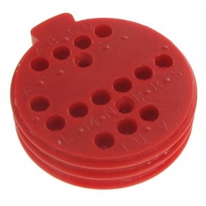15304882, Автомобильные разъемы 14P CABLE SEAL MICRO PACK RED