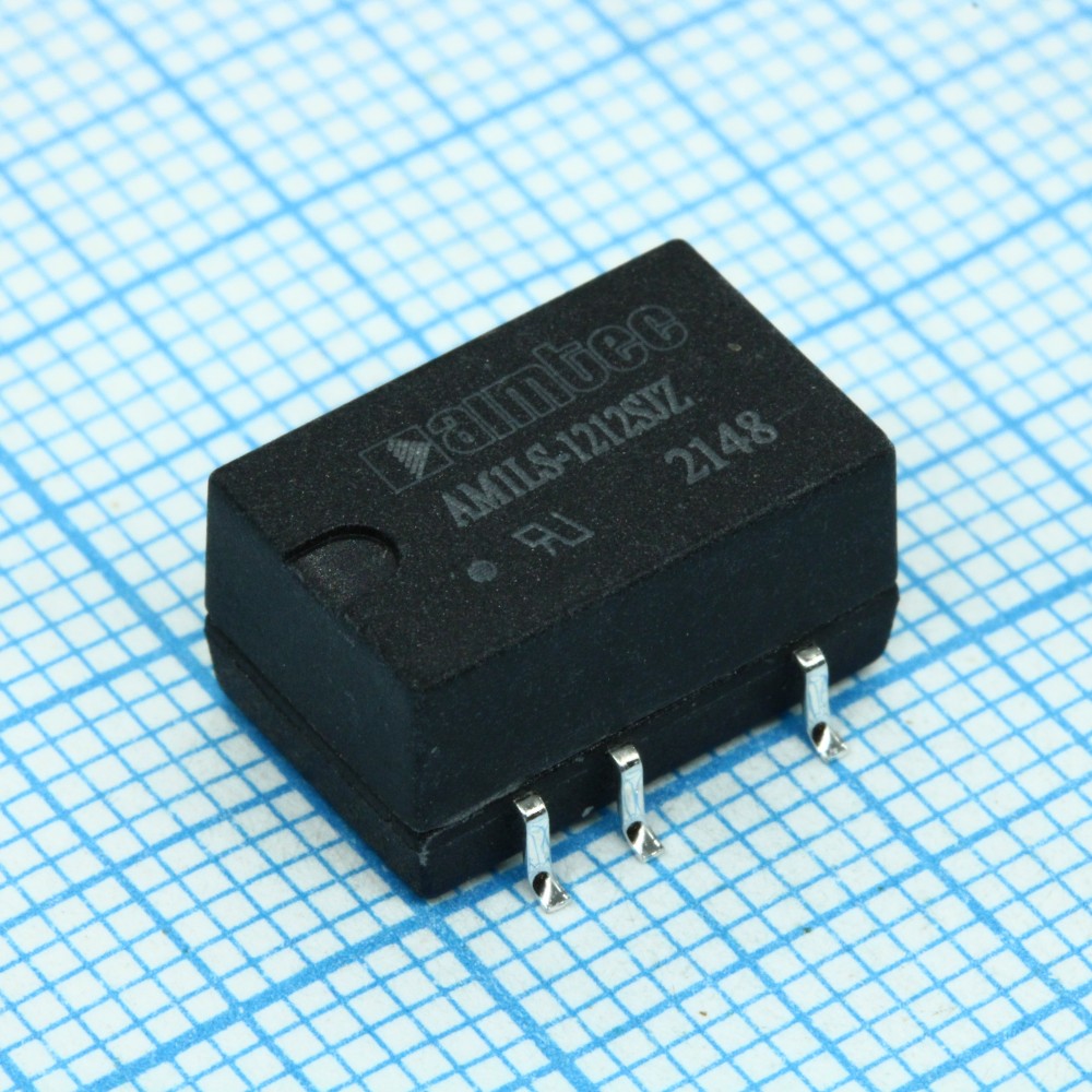 Изображение товара Модуль DC/DC преобразователь 12 В 1 Вт Aimtec AM1LS-1212SJZ для поверхностного монтажа