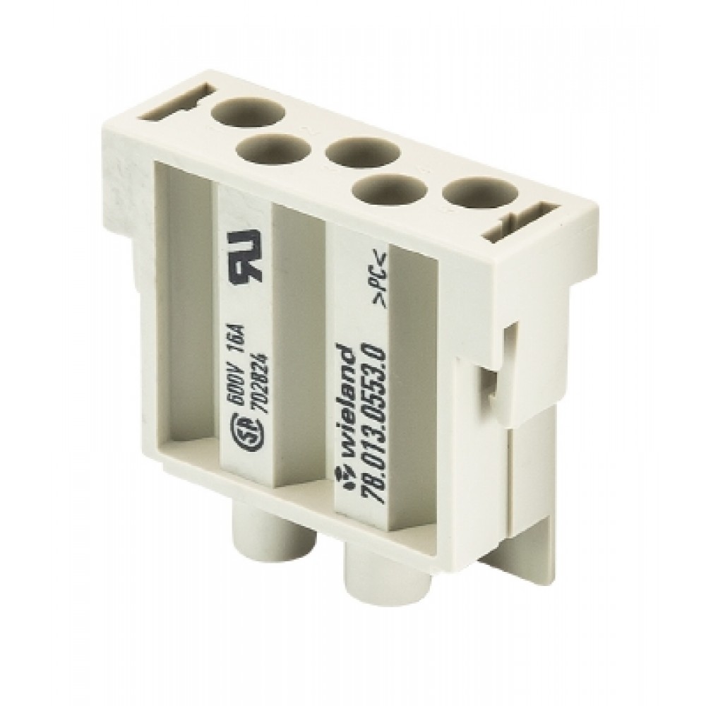 Изображение товара Вилочная контактная вставка 78.013.0553.0 5 полюсов FLEX 250V 20A