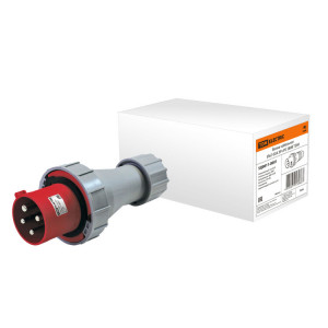 Вилка кабельная IP67 63А 3Р+РЕ 380В SQ0611-0001