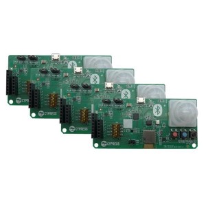 CYBT-213043-MESH, Bluetooth / 802.15.1 Development Tools BT 5.0 Mesh Kit 4 Node Boards