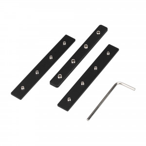 Комплект коннекторов MAG-CON-2540-UP-SIDE (BK) 034910, Прямой коннектор для соединения треков MAG-TRACK-2540-2000 в линию при подвесном и накладном монтаже. Материал сталь, цвет черный. Размеры LxWxH 80x10x1.5мм. Подходит только для трека 034228. В комплект входят три коннектора и два шестигранных ключа.