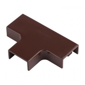 Угол T-образный (16х16) (4 шт) темное дерево Plast tchd-16-16x4